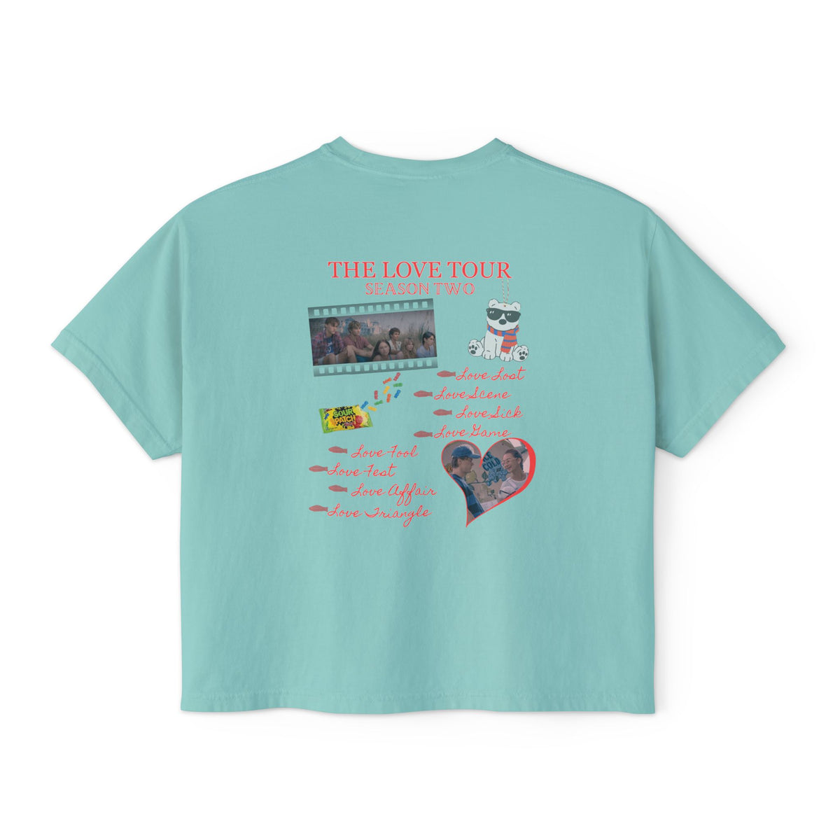 TSITP The Love Tour Tee | Boxy Tee |  Bookish Romance Apparel
