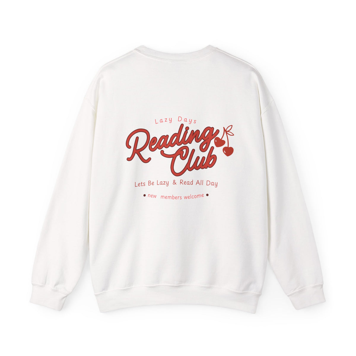 Reading Club Crewneck Sweatshirt — Cozy Book Lover Pullover