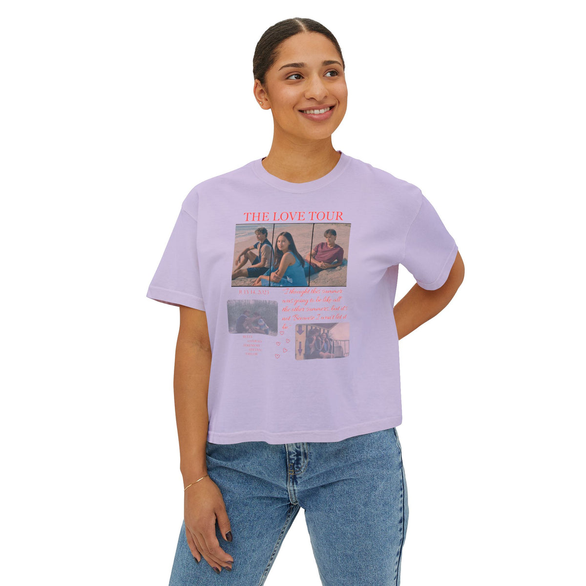 TSITP The Love Tour Tee | Boxy Tee |  Bookish Romance Apparel