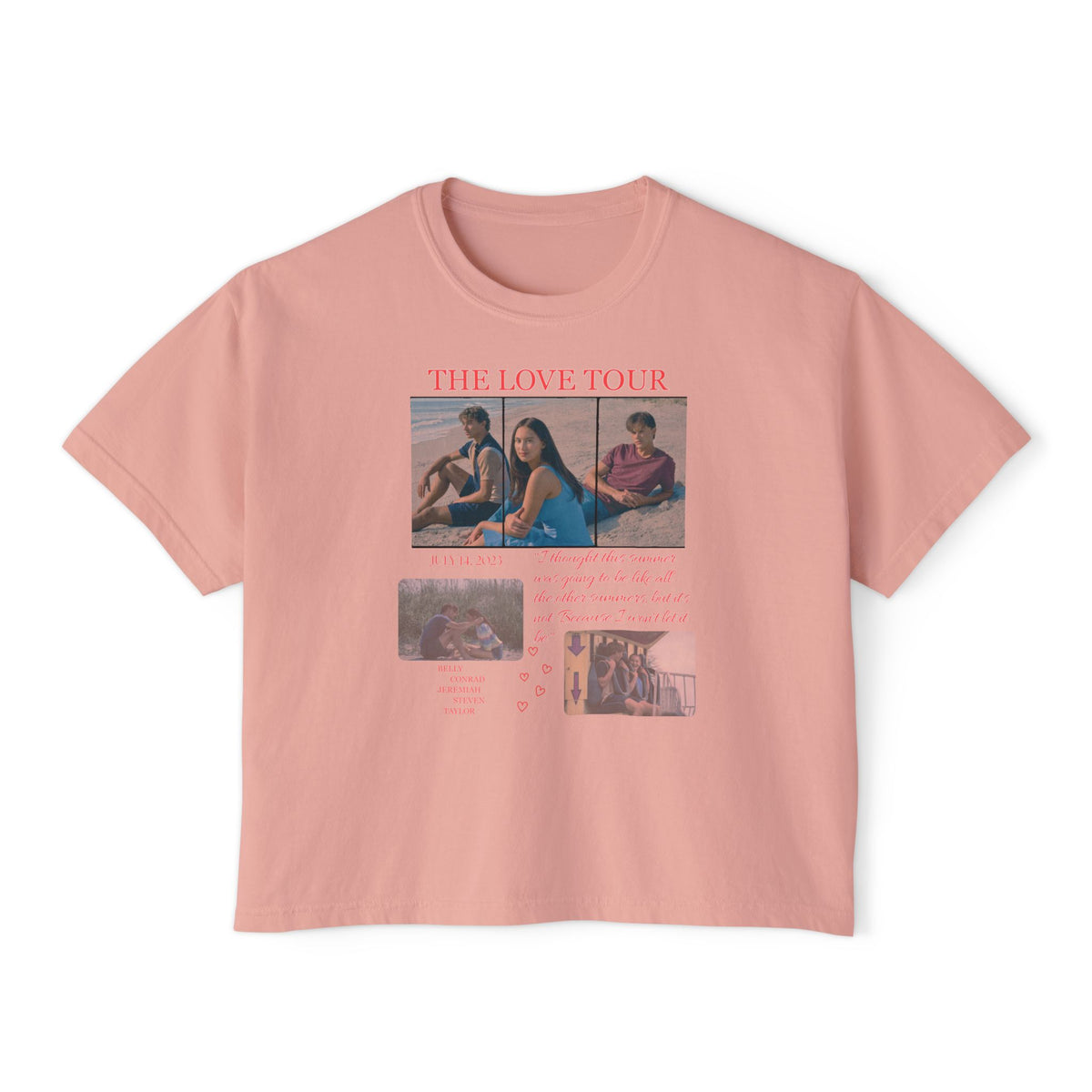 TSITP The Love Tour Tee | Boxy Tee |  Bookish Romance Apparel