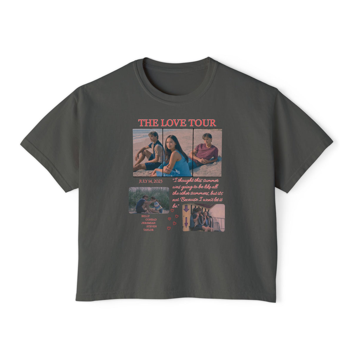 TSITP The Love Tour Tee | Boxy Tee |  Bookish Romance Apparel
