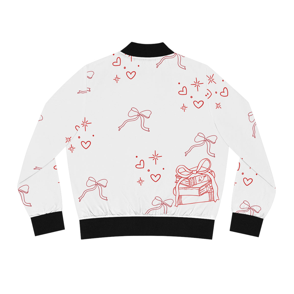 Cute Teddy & Bows Women’s Bomber Jacket