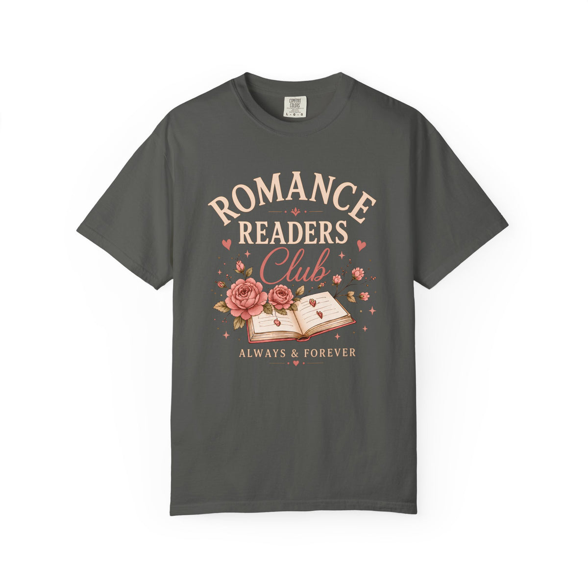 Romance Readers Club T‑Shirt — "Always & Forever" Floral Book Lover Tee