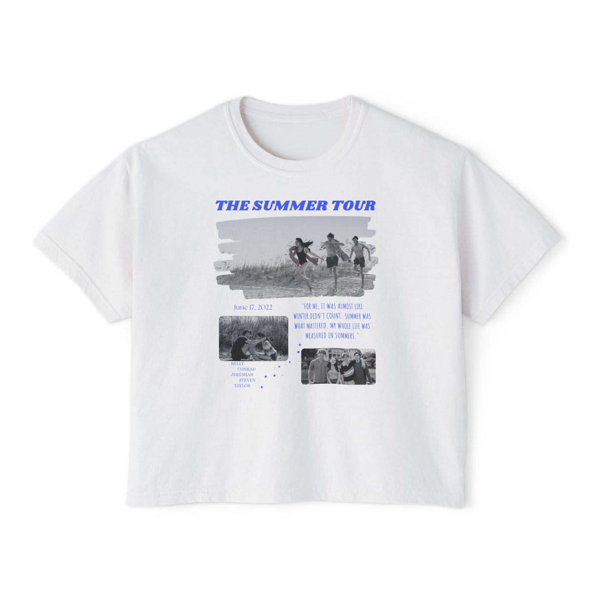 TSITP The Summer Tour inspired Tee | Boxy Bookish Tee | Book Inspired Apparel