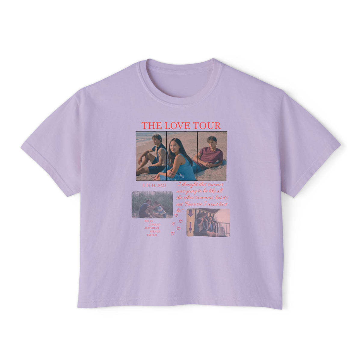 TSITP The Love Tour Tee | Boxy Tee |  Bookish Romance Apparel