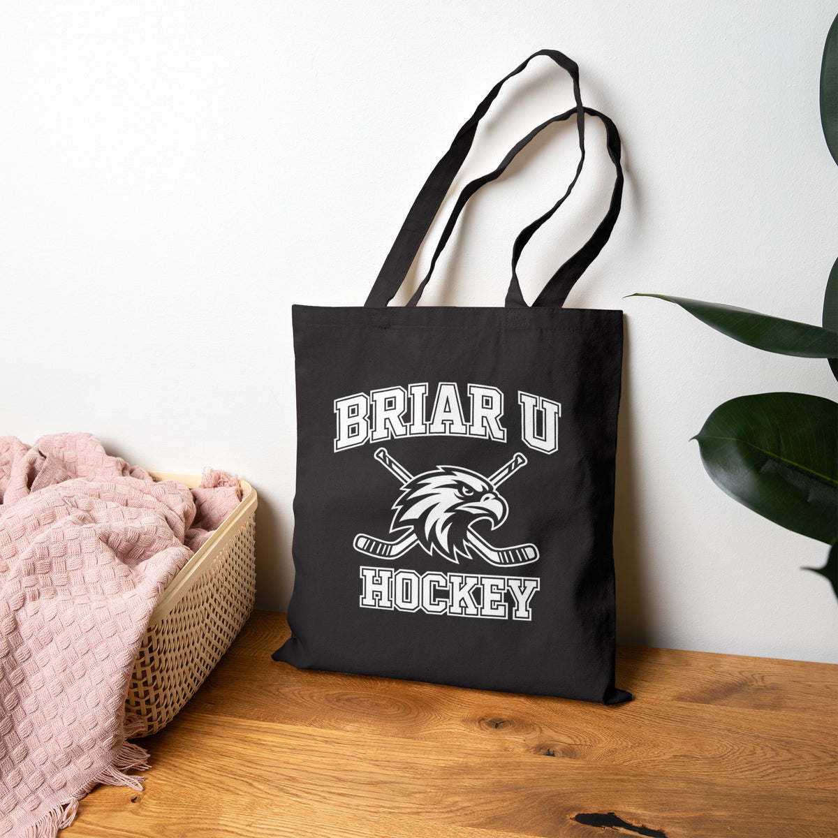 Briar U Hockey Team Double-Sided Tote Bag | Off-Campus Inspired Bookish Tote