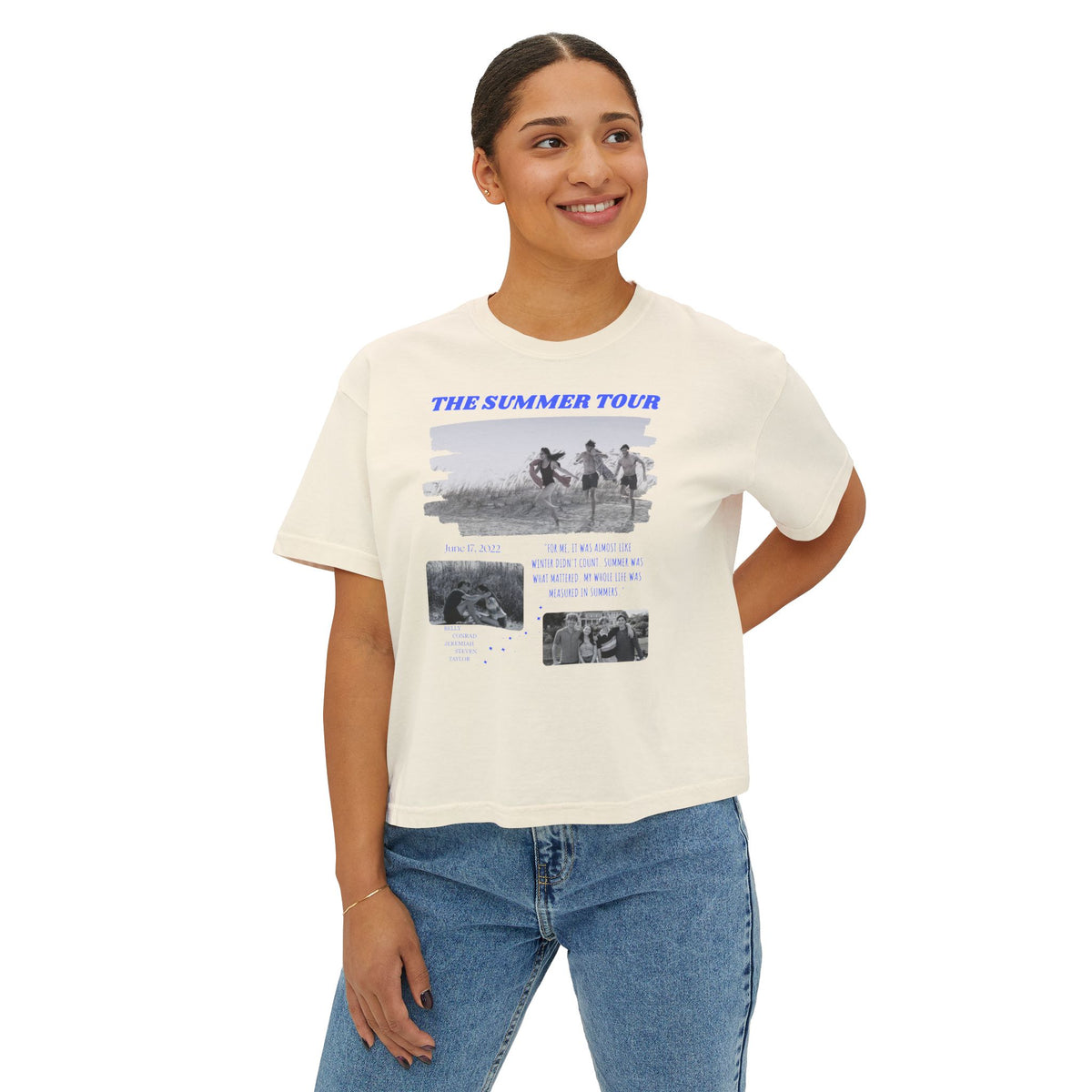 TSITP The Summer Tour inspired Tee | Boxy Bookish Tee | Book Inspired Apparel
