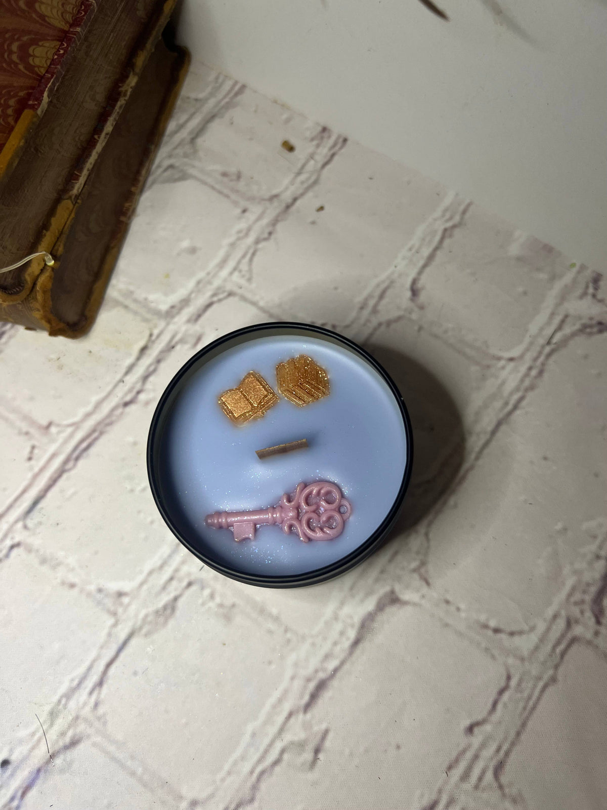 Fantasy book candles- 4 oz, Scented, small candle, bookstore