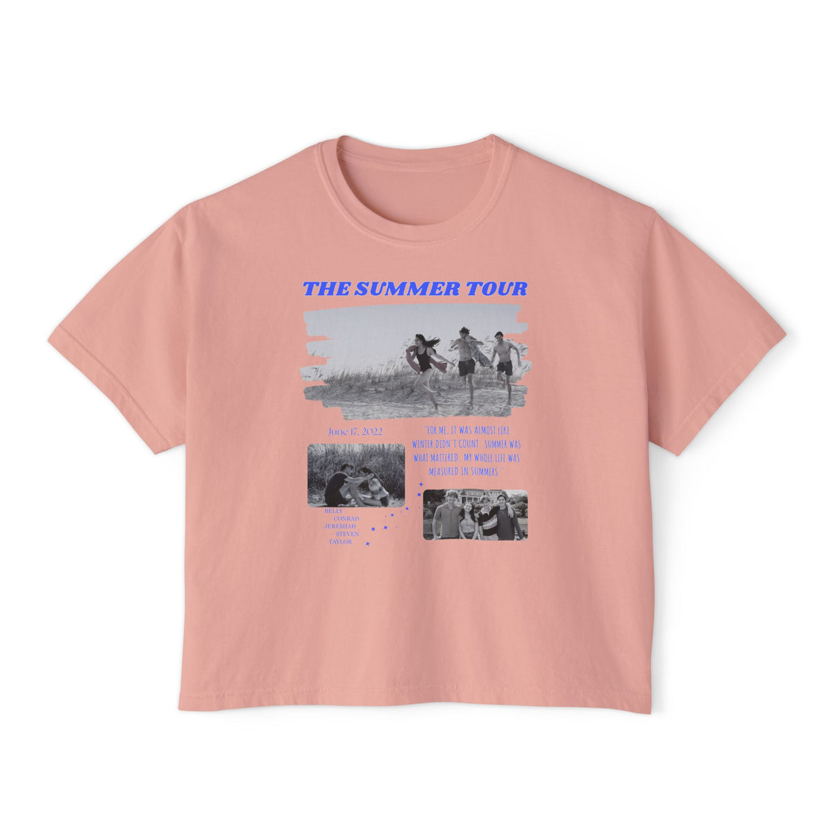 TSITP The Summer Tour inspired Tee | Boxy Bookish Tee | Book Inspired Apparel