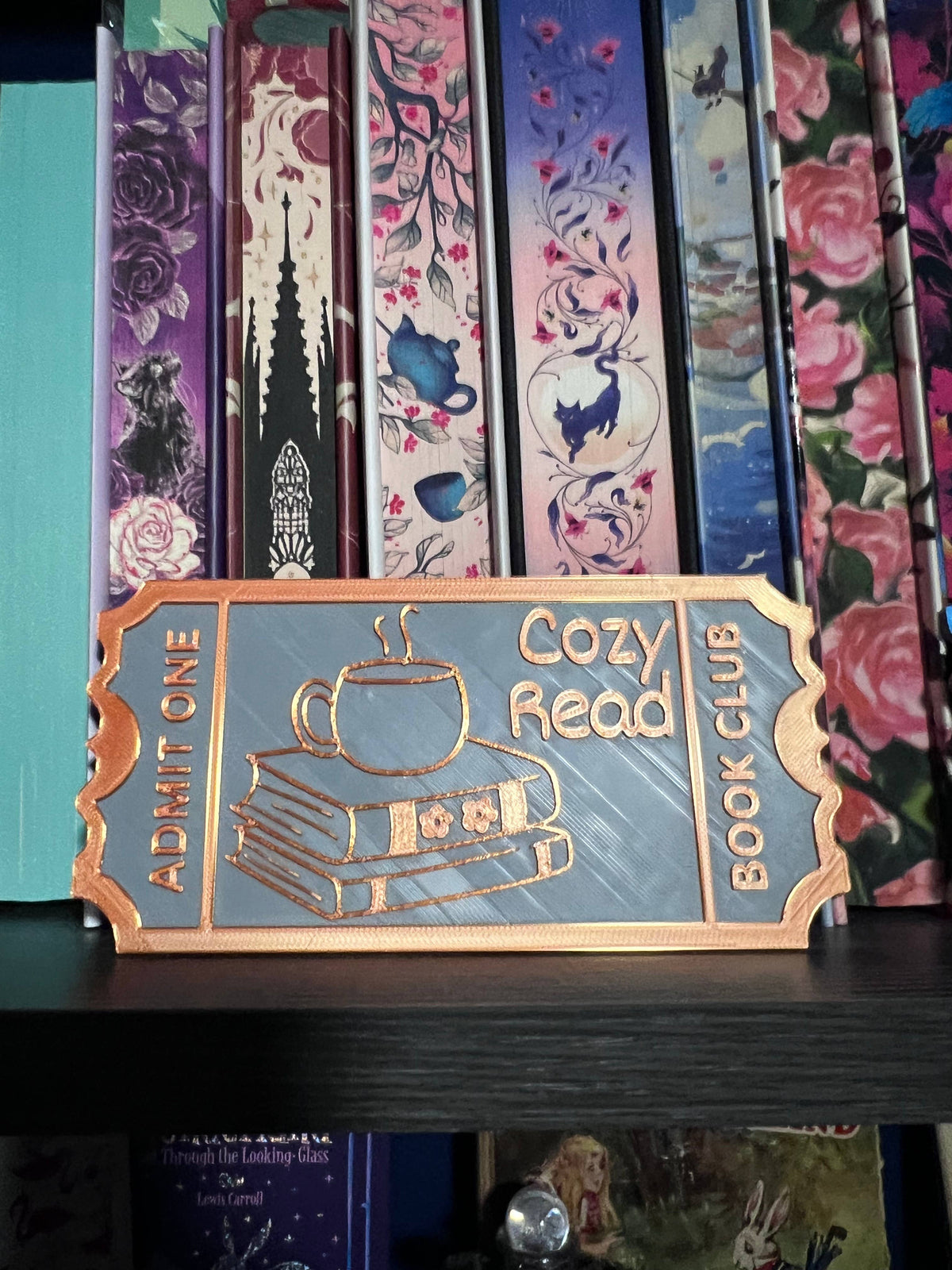 Ticket Stub Bookshelf Decor- 3D printed 