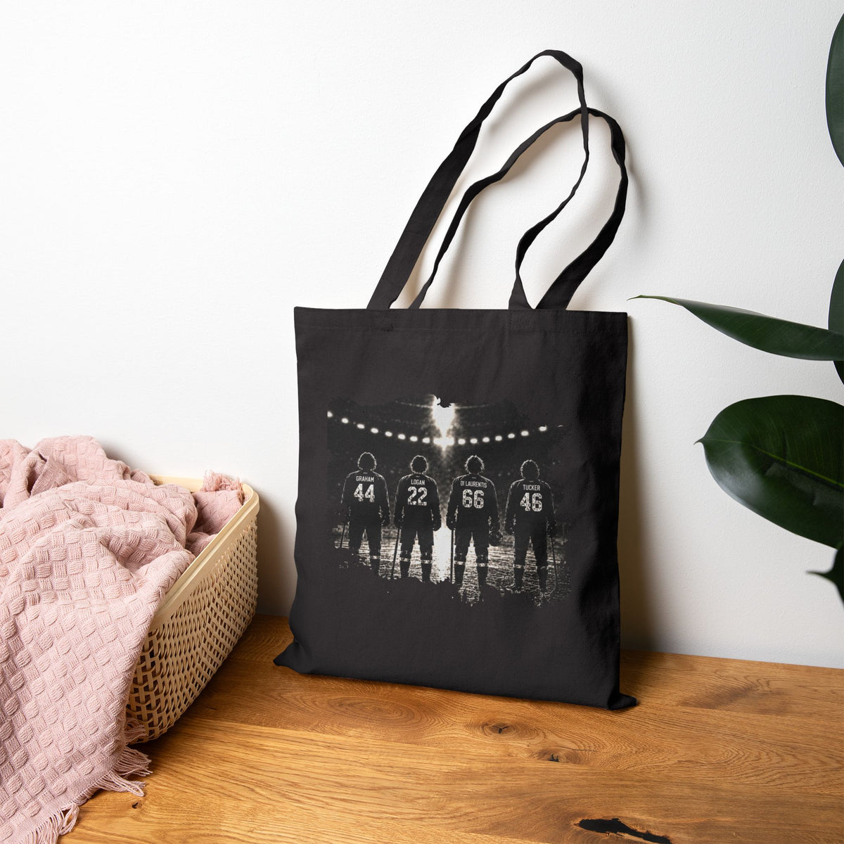 Briar U Hockey Team Double-Sided Tote Bag | Off-Campus Inspired Bookish Tote