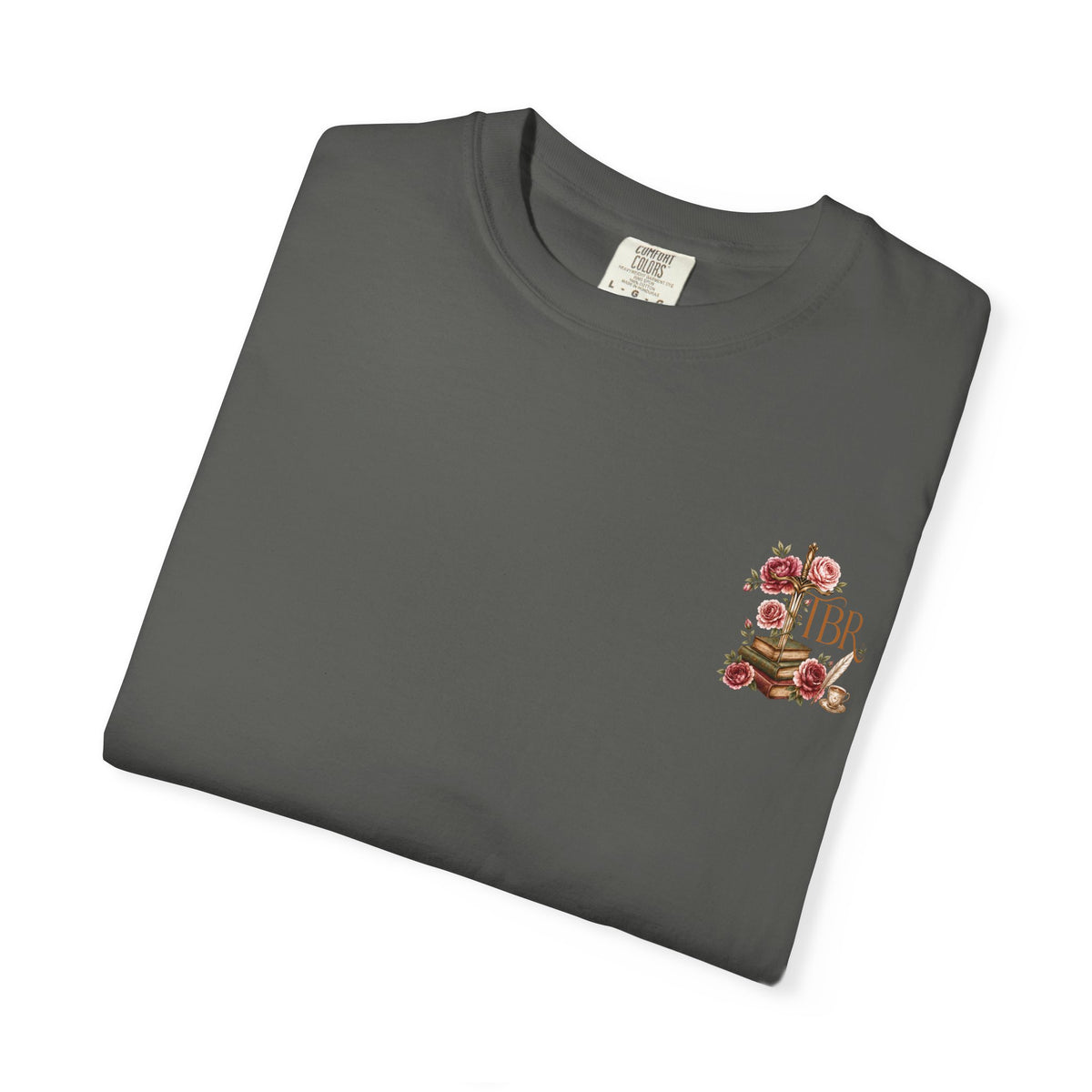Just One More Chapter T-Shirt — Booklover Floral Graphic Tee