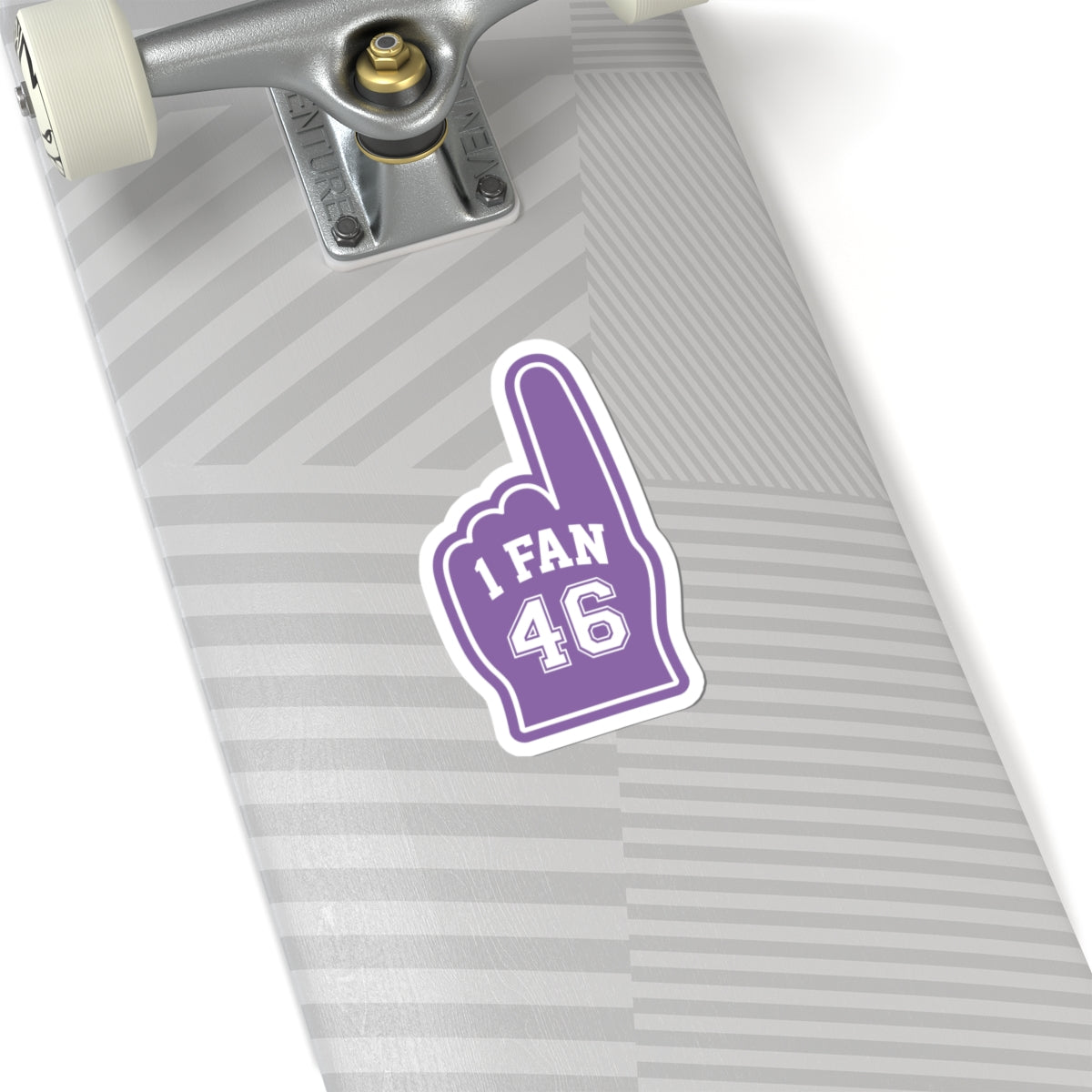 “1 FAN 46” Kiss-Cut Sports Romance Decal