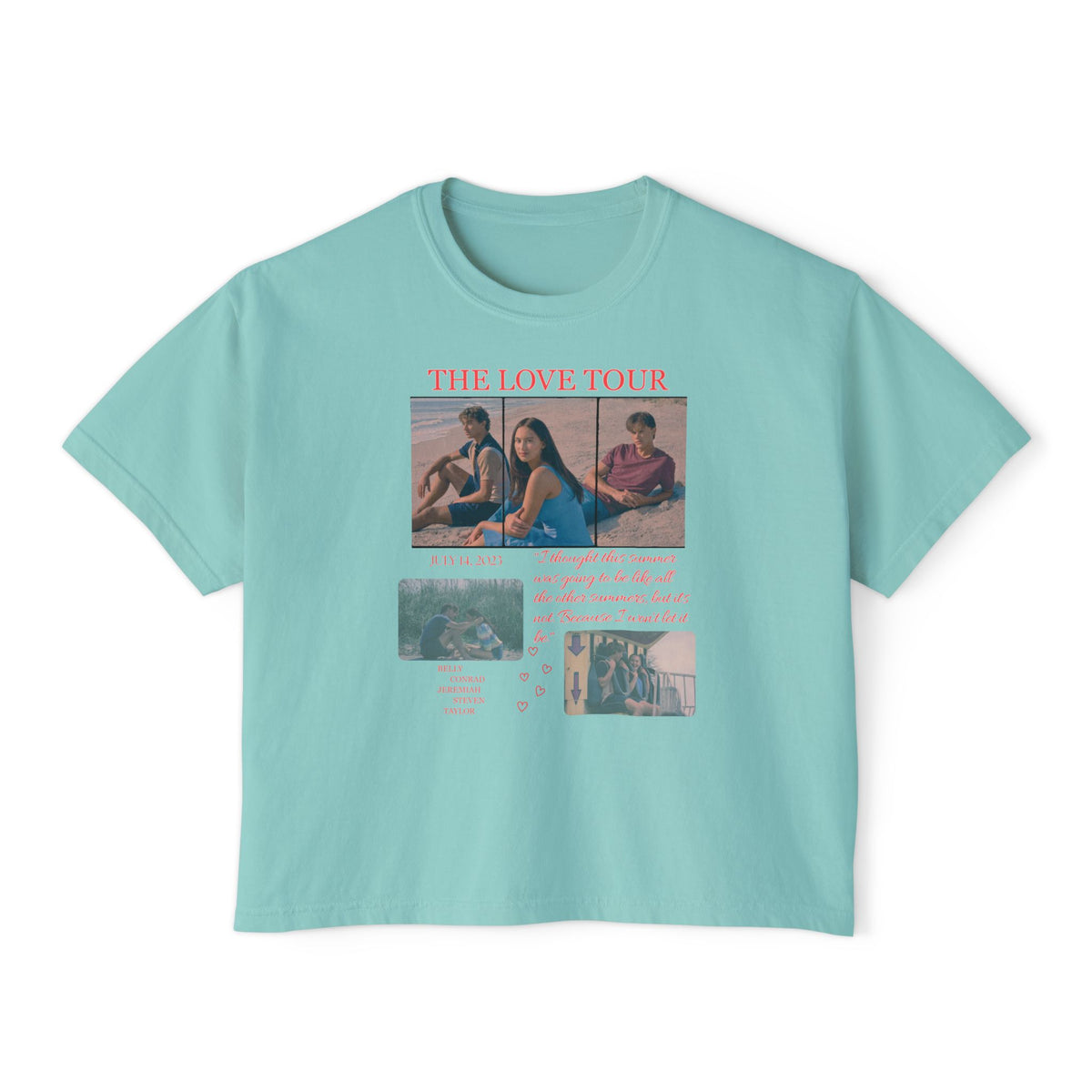 TSITP The Love Tour Tee | Boxy Tee |  Bookish Romance Apparel