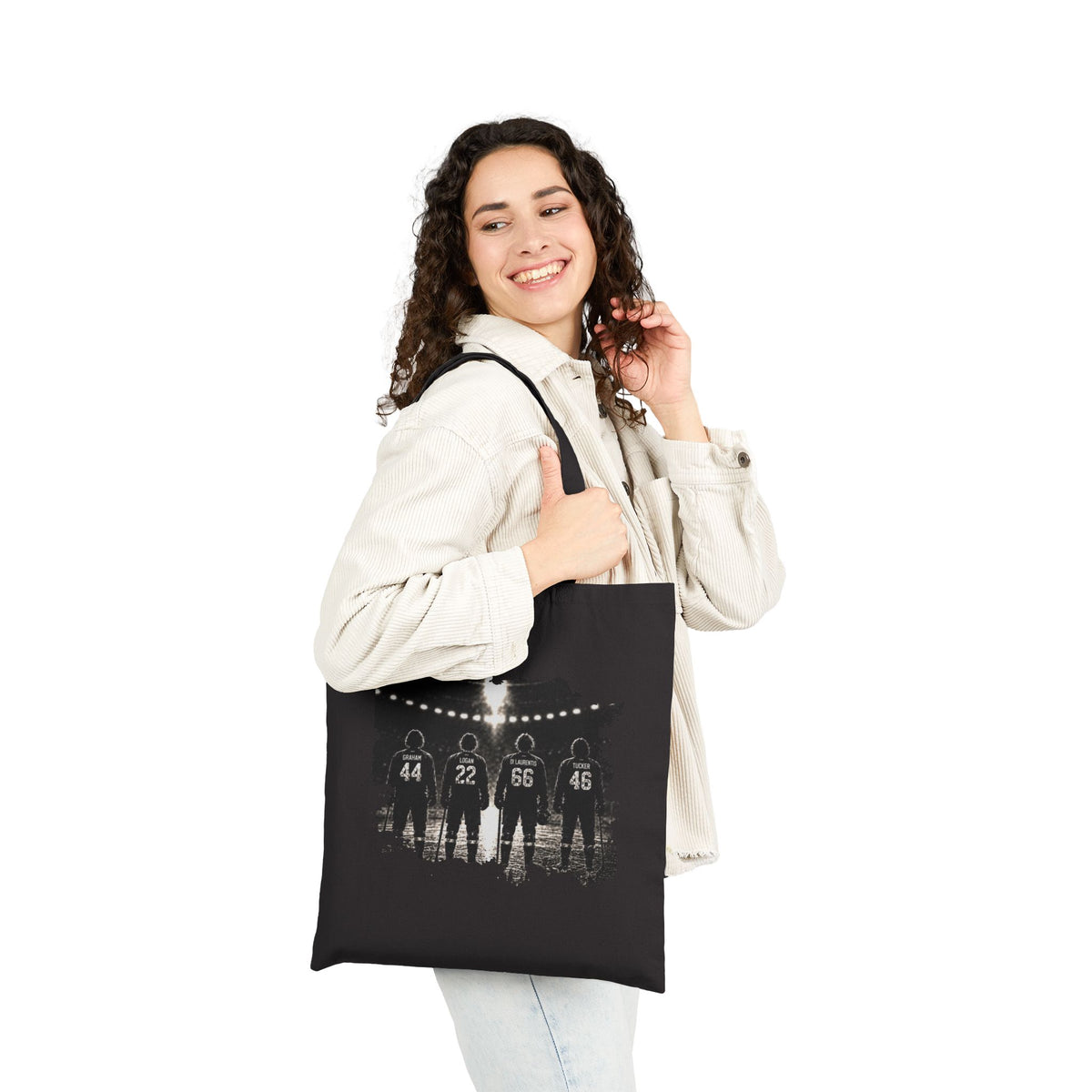 Briar U Hockey Team Double-Sided Tote Bag | Off-Campus Inspired Bookish Tote