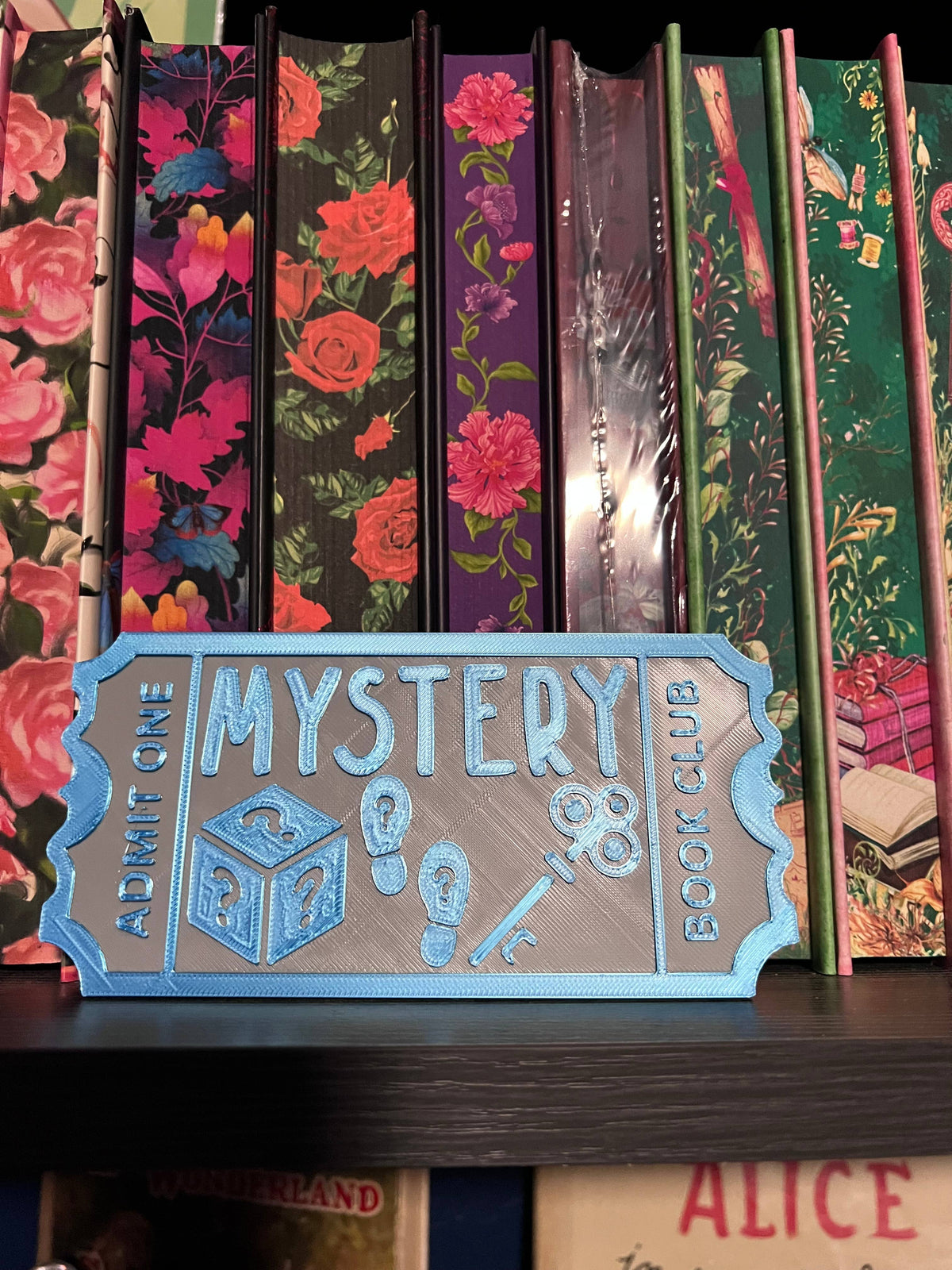 Ticket Stub Bookshelf Decor- 3D printed 