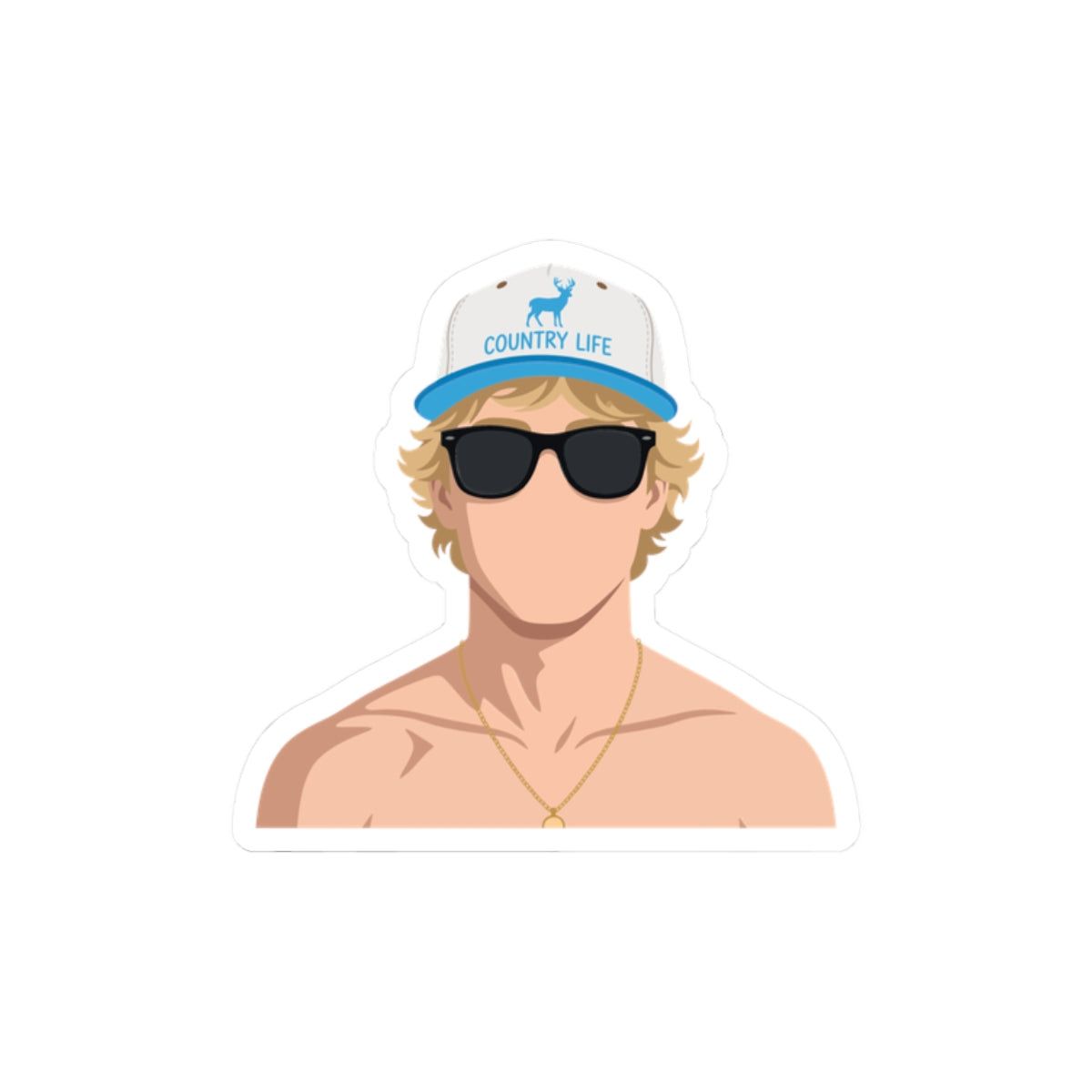 Dean-Inspired Country Life Sticker | Off-Campus Hockey Romance Sticker