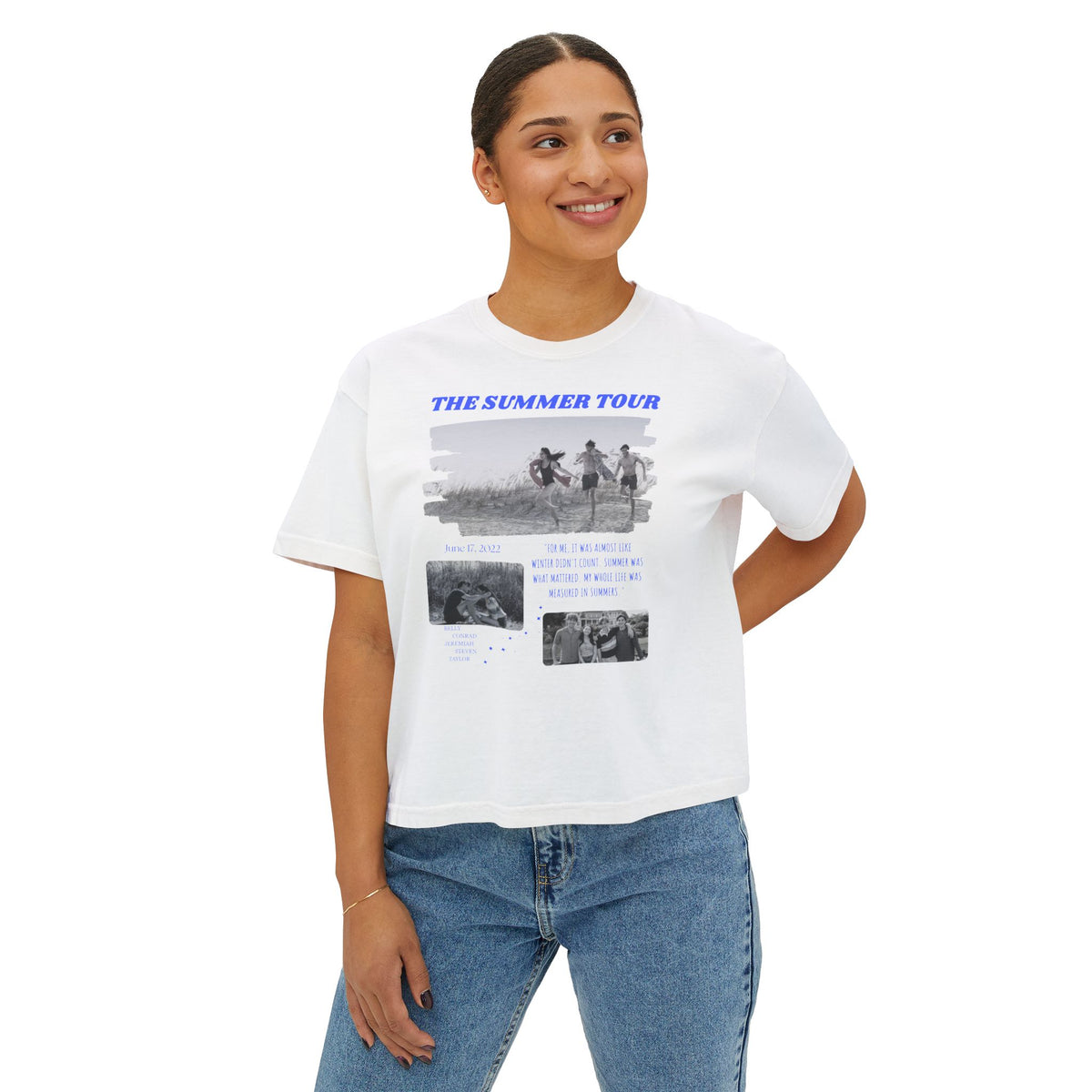TSITP The Summer Tour inspired Tee | Boxy Bookish Tee | Book Inspired Apparel