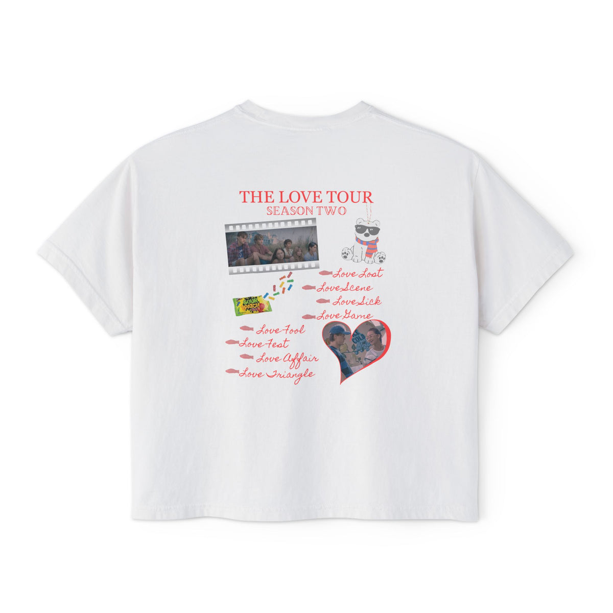 TSITP The Love Tour Tee | Boxy Tee |  Bookish Romance Apparel