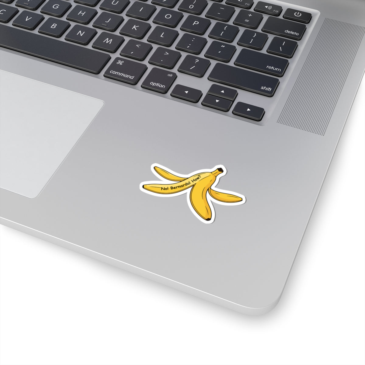 “No! Bernardo! How?” Banana Peel Sticker | Hockey Romance Inspired Bookish Decal