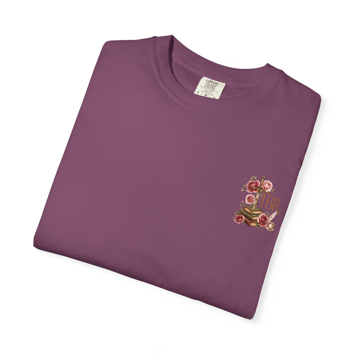 Just One More Chapter T-Shirt — Booklover Floral Graphic Tee