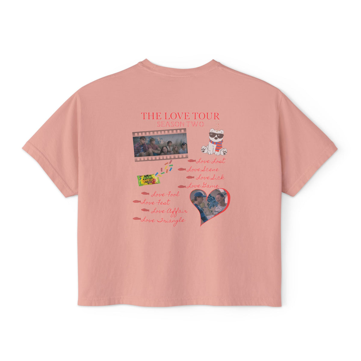 TSITP The Love Tour Tee | Boxy Tee |  Bookish Romance Apparel