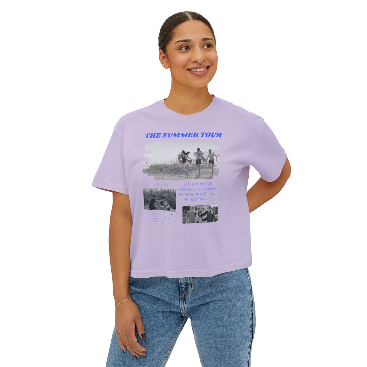 TSITP The Summer Tour inspired Tee | Boxy Bookish Tee | Book Inspired Apparel