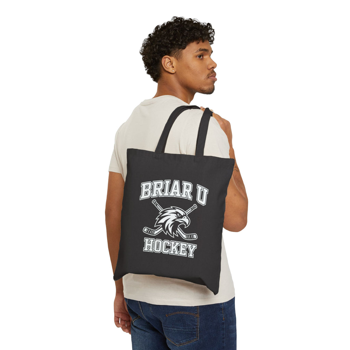 Briar U Hockey Team Double-Sided Tote Bag | Off-Campus Inspired Bookish Tote