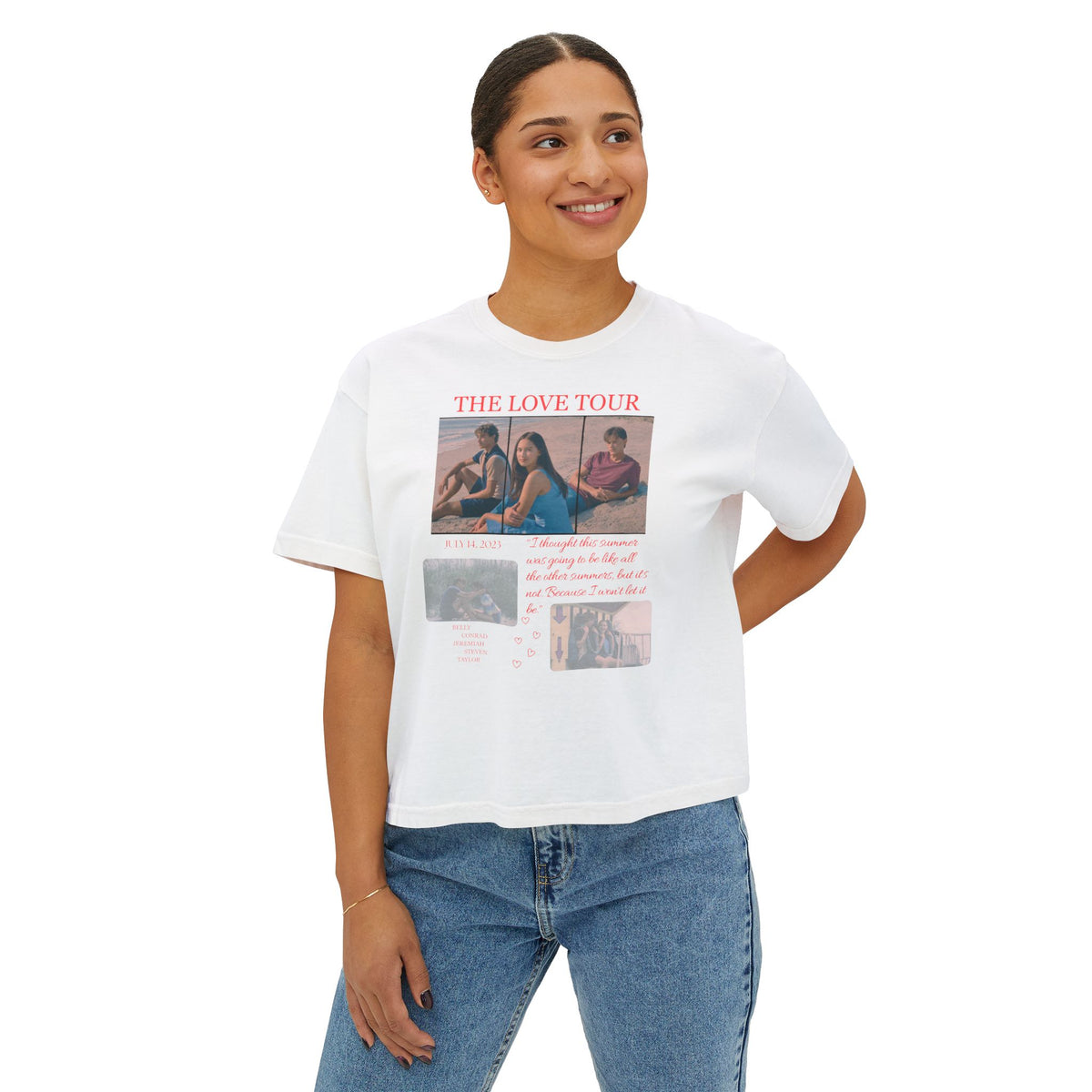 TSITP The Love Tour Tee | Boxy Tee |  Bookish Romance Apparel