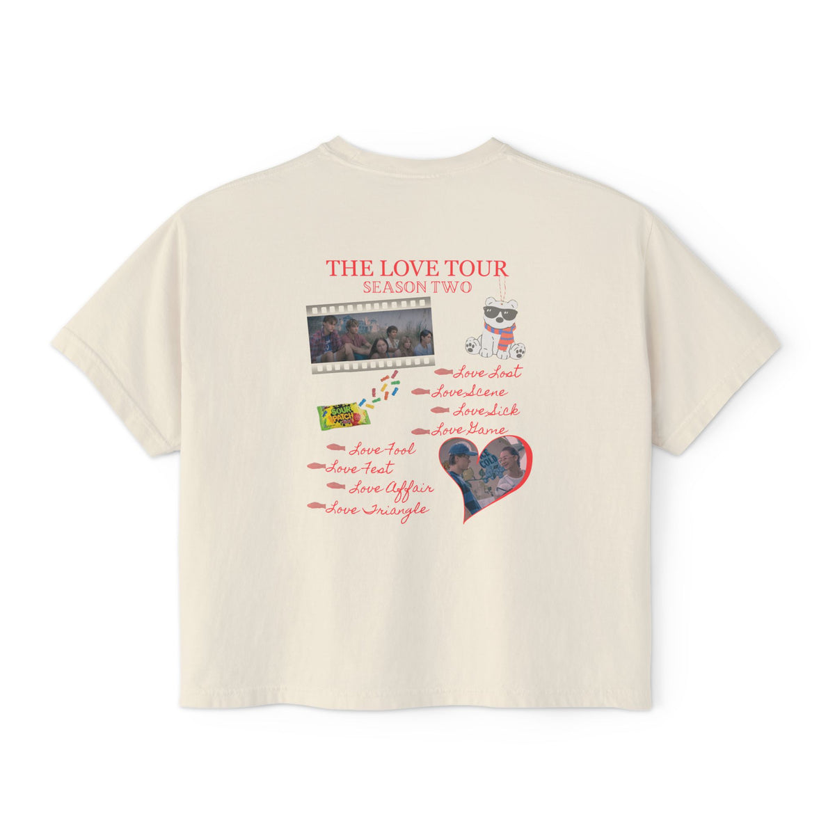 TSITP The Love Tour Tee | Boxy Tee |  Bookish Romance Apparel