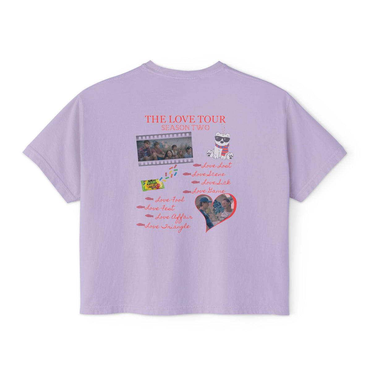 TSITP The Love Tour Tee | Boxy Tee |  Bookish Romance Apparel