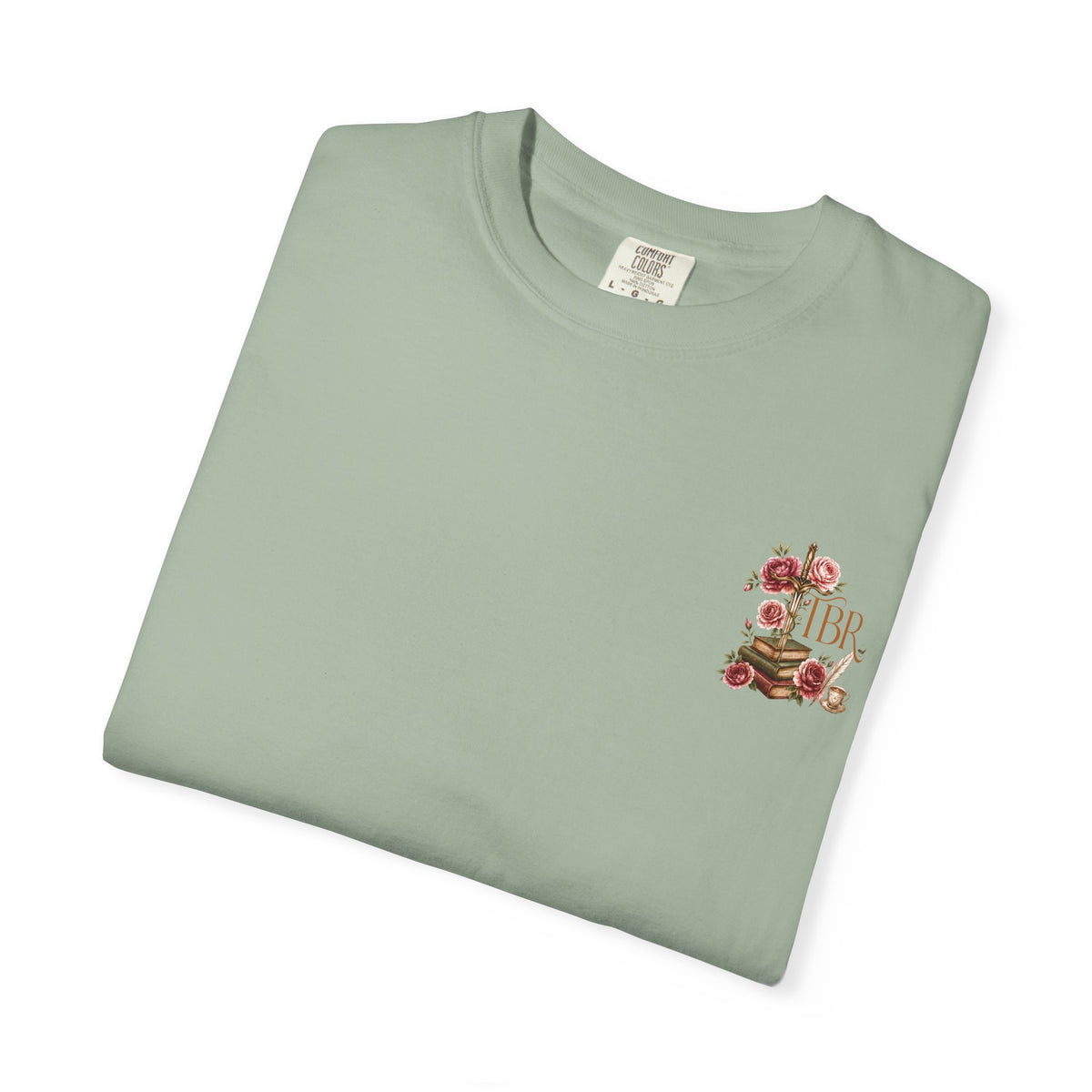Just One More Chapter T-Shirt — Booklover Floral Graphic Tee