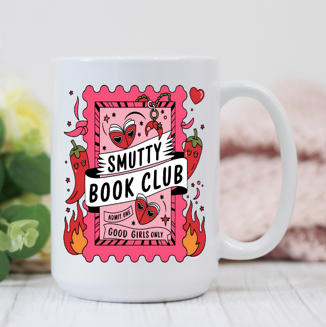 Smutty Book Club 15oz Coffee Mug