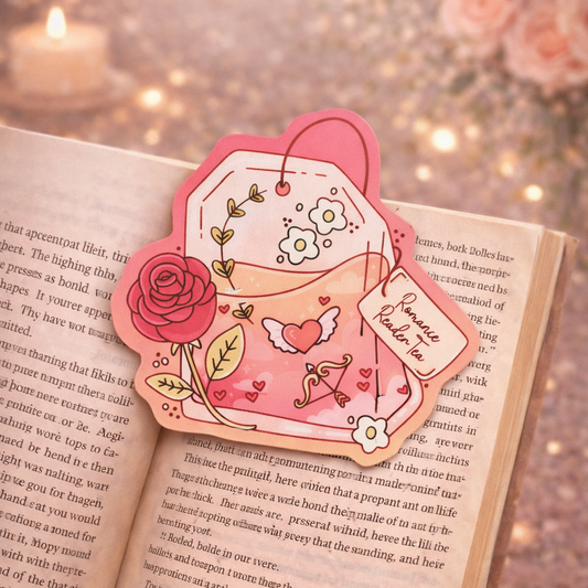 Romance Reader Tea - Magnetic Bookmark